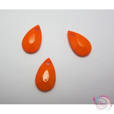 Ακρυλικό δάκρυ, πορτοκαλί, 20mm, 50τμχ. Δάκρυα-σταγόνες