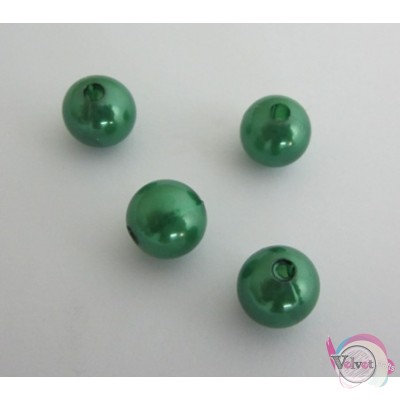 Πέρλες ακρυλικές, πράσινες, 8mm, 200τμχ. Ακρυλικές Πέρλες