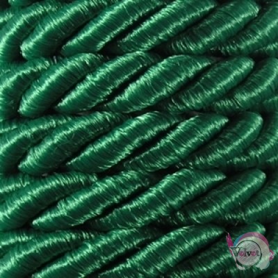 Κορδόνι στριφτό πολυεστερικό, πράσινο, 8mm, 5 μέτρα Στριφτά