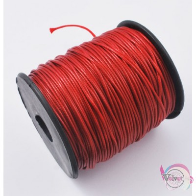 Κορδόνι snake cord, κόκκινο, 1mm, 80μέτρα Κορδόνια φίδι