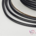 Κορδόνι snake cord, μαύρο, 1.5mm, 10 μέτρα Κορδόνια φίδι