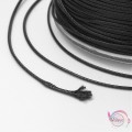 Κορδόνι snake cord, μαύρο, 0.5mm, 10 μέτρα Κορδόνια φίδι