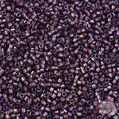 Χάντρες, MIYUKI® Delica Beads,  μελιτζανί, 11/0, 5gr. Miyuki Delica