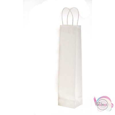 Χάρτινη σακούλα για λαμπάδες, λευκή, 40x10cm, 1τμχ. Συσκευασίες