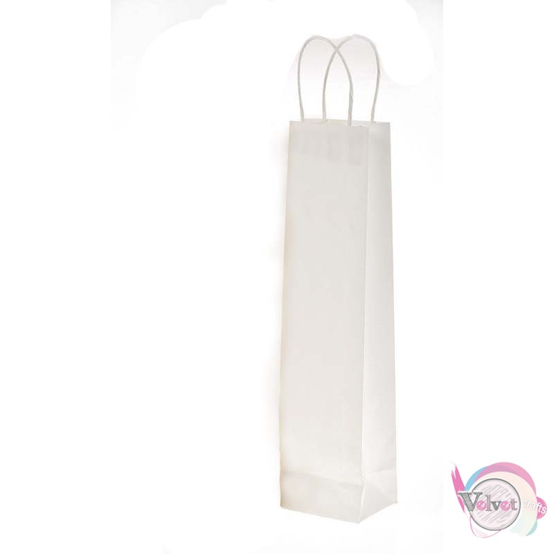 Χάρτινη σακούλα για λαμπάδες, λευκή, 40x10cm, 1τμχ. Συσκευασίες