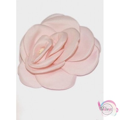 Τριαντάφυλλο υφασμάτινο με στημόνες, ροζ, 8cm, 1τμχ. Fashion items