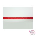 Κορδόνι snake cord, πλακέ, κόκκινο 4mm, 10 μέτρα Κορδόνια φίδι