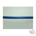 Κορδόνι snake cord, πλακέ, μπλε, 4mm, 10 μέτρα Κορδόνια φίδι