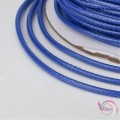 Κορδόνι snake cord, μπλε, 1mm, 10 μέτρα Κορδόνια φίδι