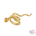Σκουλαρίκια cuff earrings, με φίδι, χρυσό, 42mm, 1τμχ Ear cuffs
