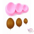 Καλούπι σιλικόνης, αυγά, ροζ, 67.5mm, 1τμχ Καλούπια σιλικόνης