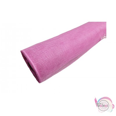 Nylon net roll, pink, 50cm, 10meters Fabrics-Rolls