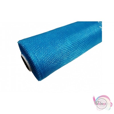 Nylon net roll, light blue, 50cm, 10meters Fabrics-Rolls