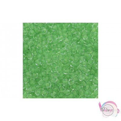 Πράσινο frosted, ~3mm, 100γραμμάρια 3mm