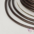 Κορδόνι snake cord, καφέ, 1.5mm, 10 μέτρα Κορδόνια φίδι