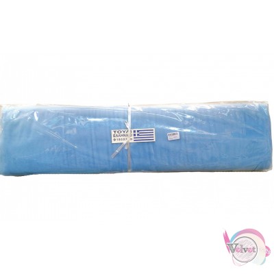Greek tulle, honeycomb, baby blue, 180cmx20meters. Fabrics-Rolls