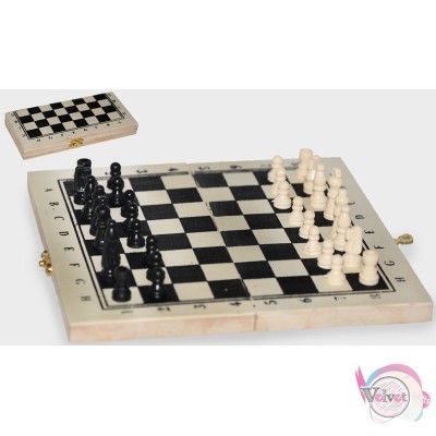 Ξύλινο παιχνίδι, σκάκι, 21x10.5cm, 1τμχ. Ξύλινες μπομπονιέρες