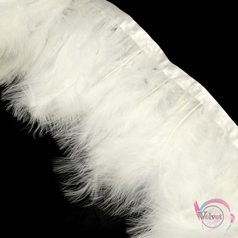 Τρέσα με φτερά χήνας, λευκά, 120~190mm, ~0.5μ. Fashion items